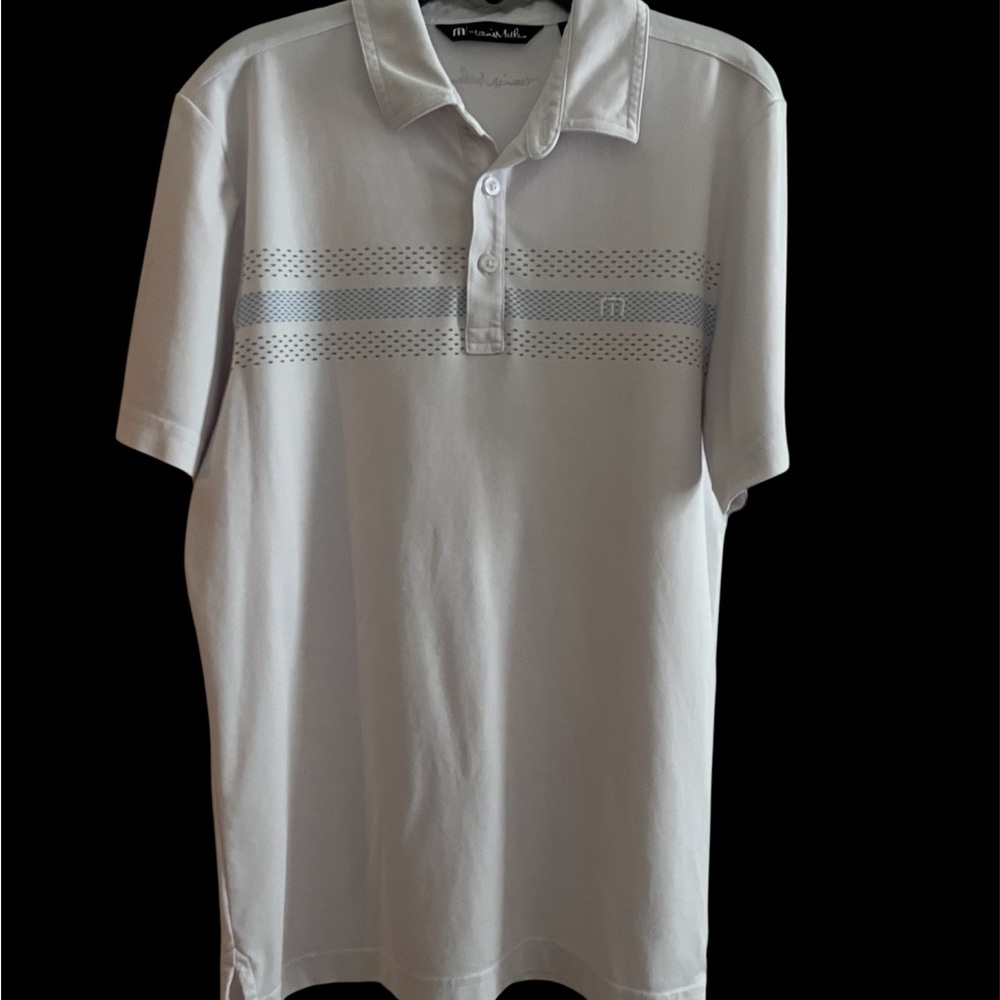 Travis Matthew Men's White Polo Shirt